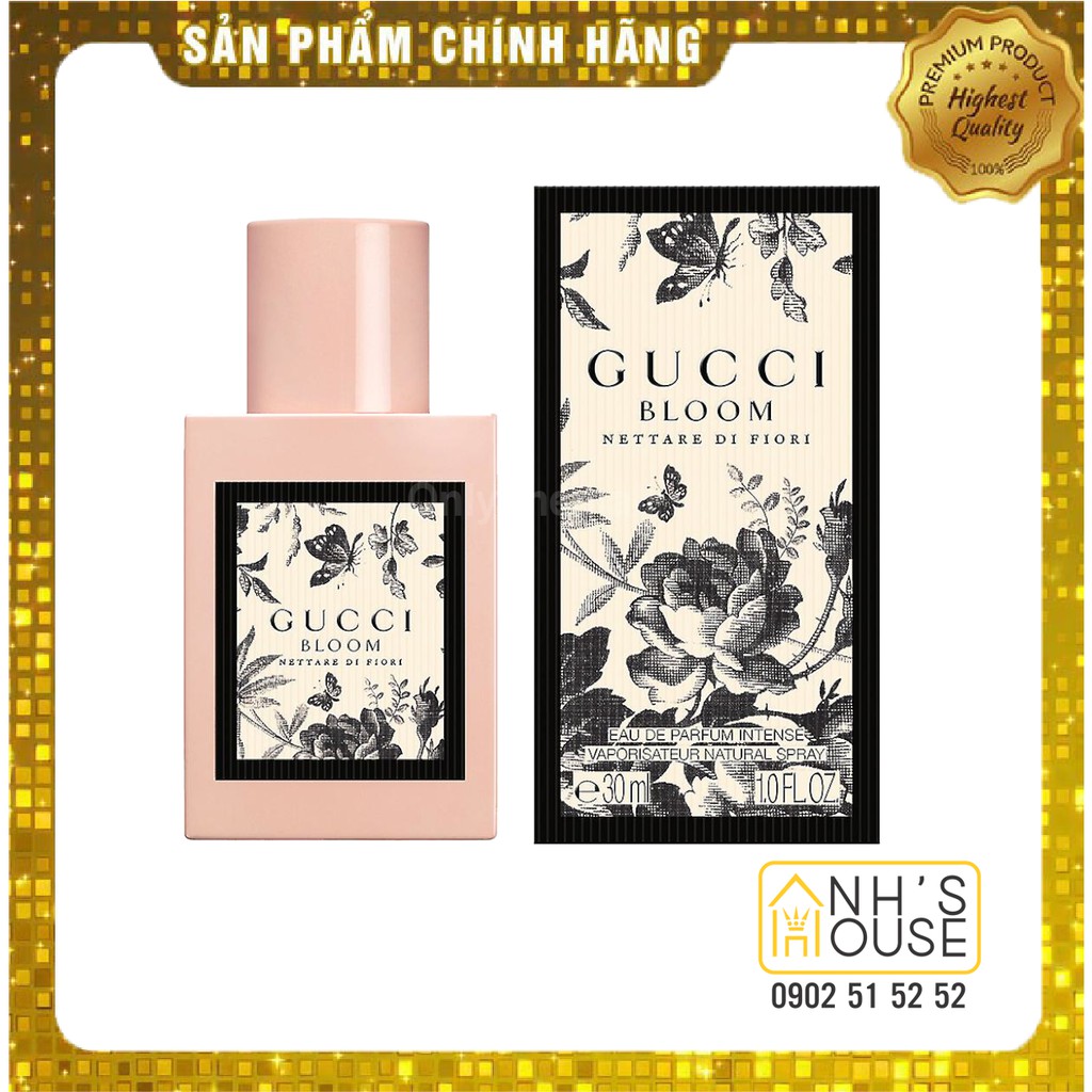 Nước Hoa Nữ G.u.c.c.i Bloom Nattare Di Fiori  EDP Tester 5ml/10ml