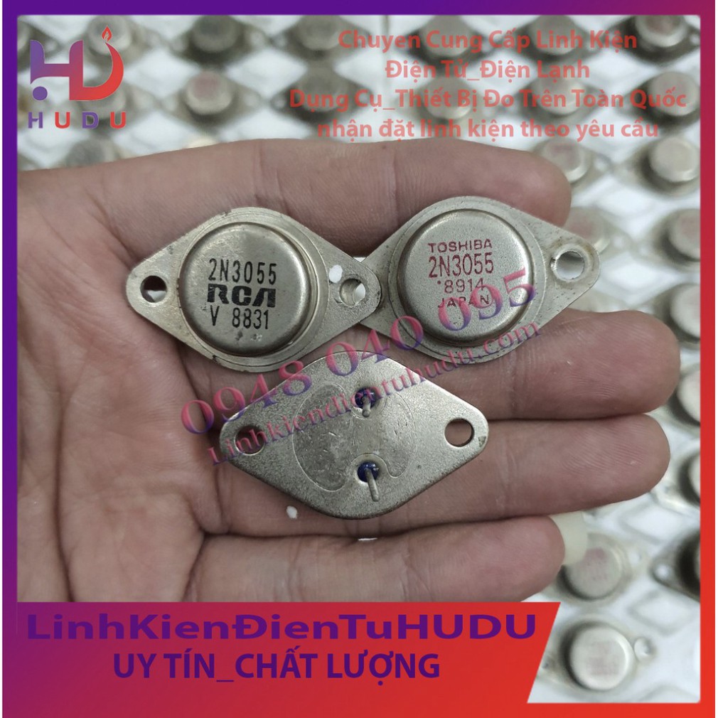 2N3055 TRANSISTOR NPN 15A 60V Sò âm ly tháo máy chính hãng linh kiện điện tử