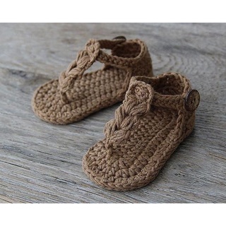 Sandal len cho bé - Giày handmade