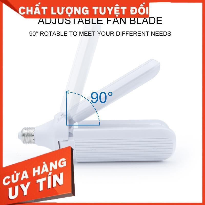 Bóng đèn led 60W hình quạt 4 cánh siêu sáng, có thể điều chỉnh góc độ ánh sáng