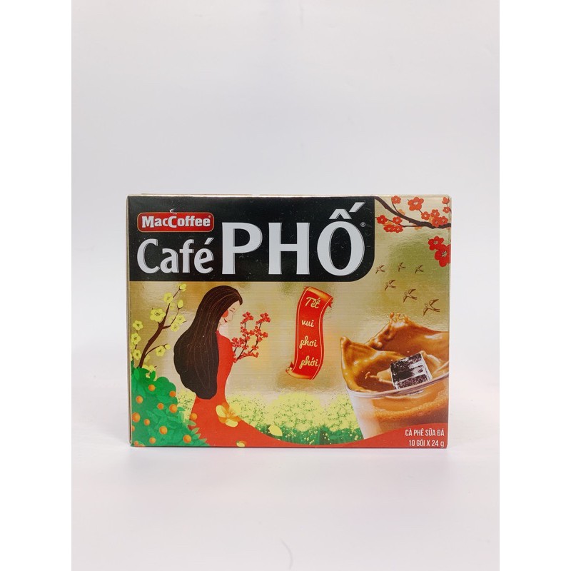 CÀ PHÊ PHỐ SỮA ĐÁ 240G (10 GÓI)