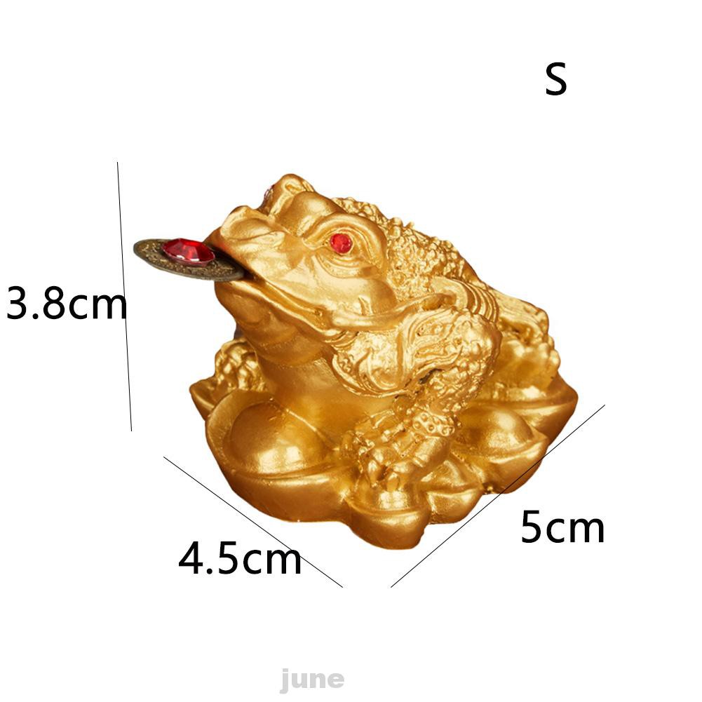 Con cóc phong thủy may mắn chống ăn mòn để bàn độc đáo