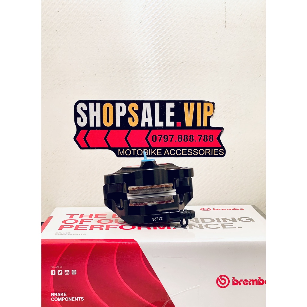 Heo Brembo 2Pis Billet Màu Đen Chính Hãng