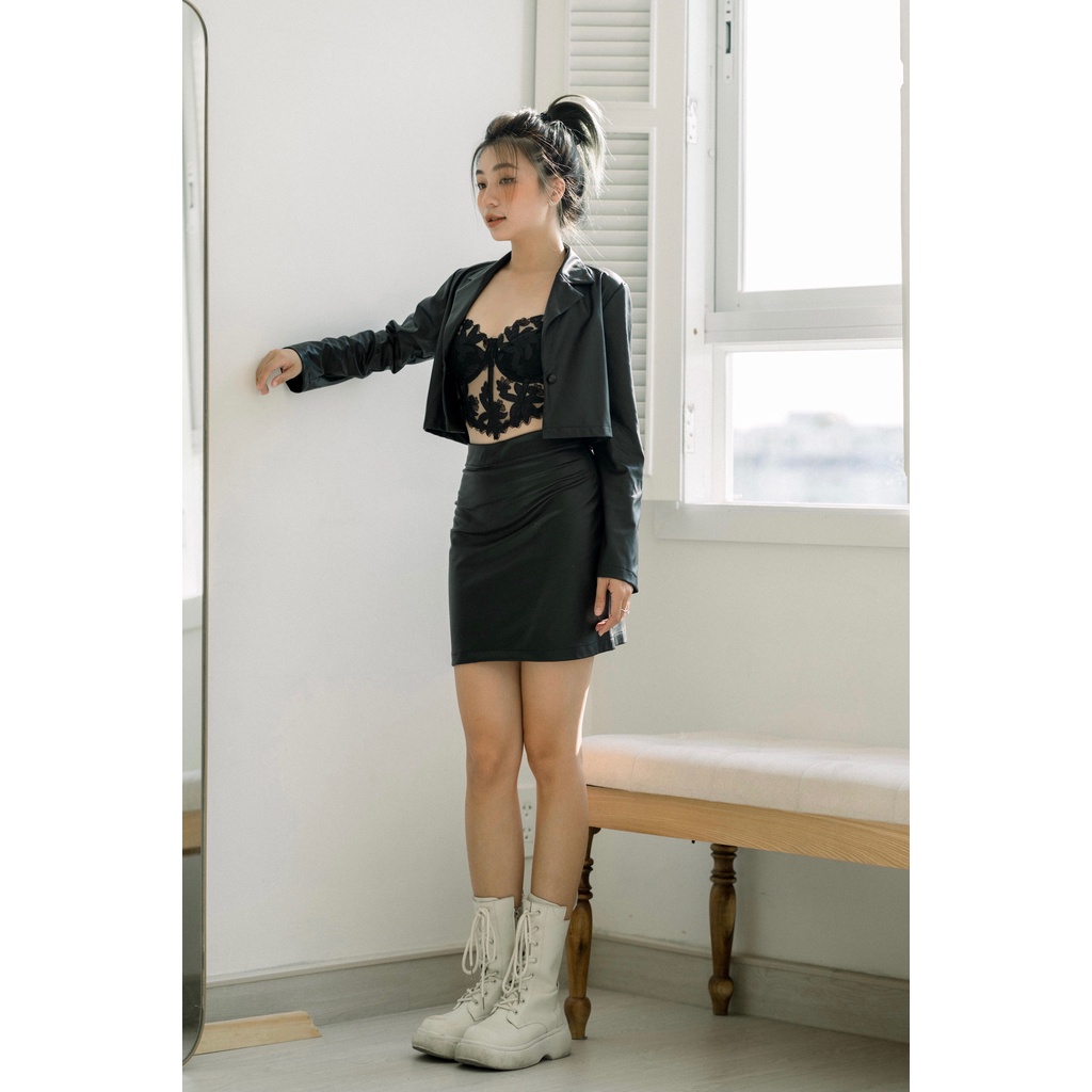 Áo corset chéo ren hoa quyến rũ ôm quả Cô Kim 7 | BigBuy360 - bigbuy360.vn