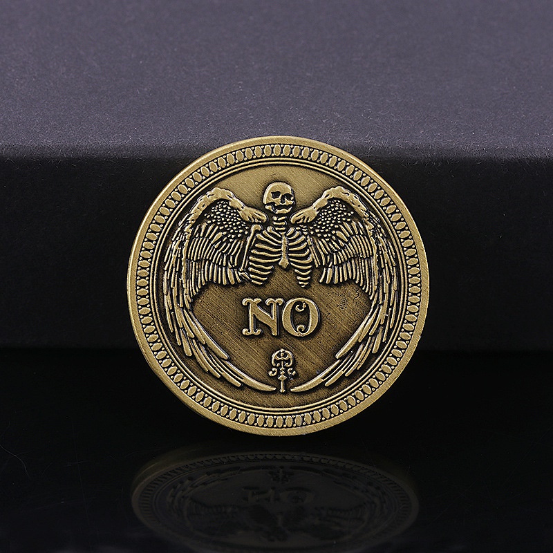 Punk Party Magic Skull Pattern Coin Retro Commemorative Coin / Game Coin