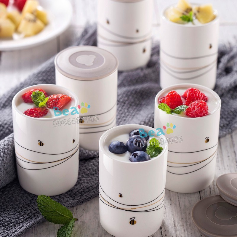 Máy Làm Sữa Chua SNJ-C10P2 Bear - Hàng Chính Hãng