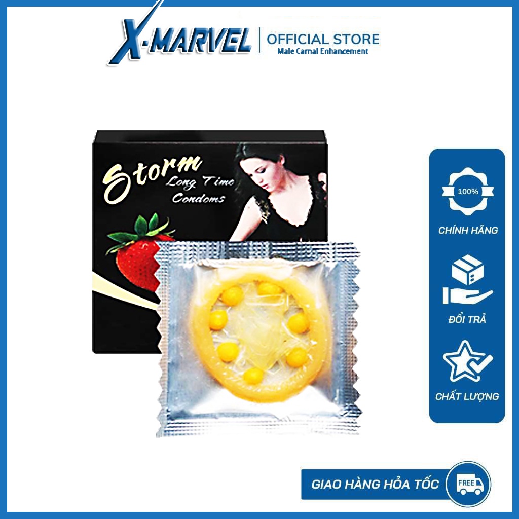 Bao cao su GAI BI lớn storm Kéo dài thời gian. Bcs gân siêu mỏng độc đáo 49mm/52mm, niềm cảm hứng cho phái nữ