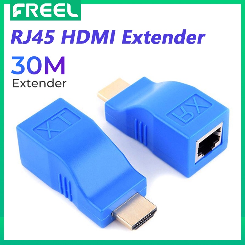 1 Cặp Mở Rộng 4K HDMI 30M RJ45 4K Cat6 Ethernet LAN Cho HDTV HDPC DVD PS3 STB