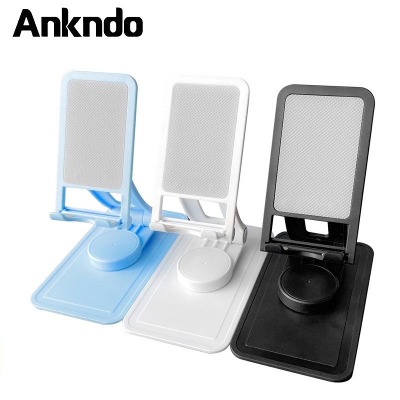 Giá đỡ điện thoại / máy tính bảng ANKNDO để bàn có thể điều chỉnh kích thước thiết kế xoay 360 độ tiện lợi