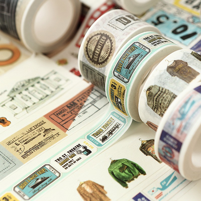 Washi tape băng dính trang trí du lịch London