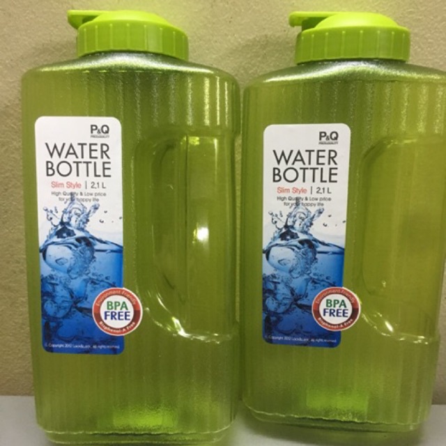 Bình nước P&Q HAP736 2.1L màu xanh lá - P-00052G