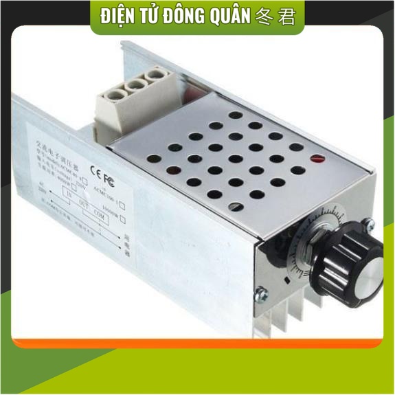 Mạch Dimmer AC 10000W điều chỉnh hạ điện áp 220V xuống điện áp mong muốn dùng cho đèn sợi đốt động cơ,bình đun nước