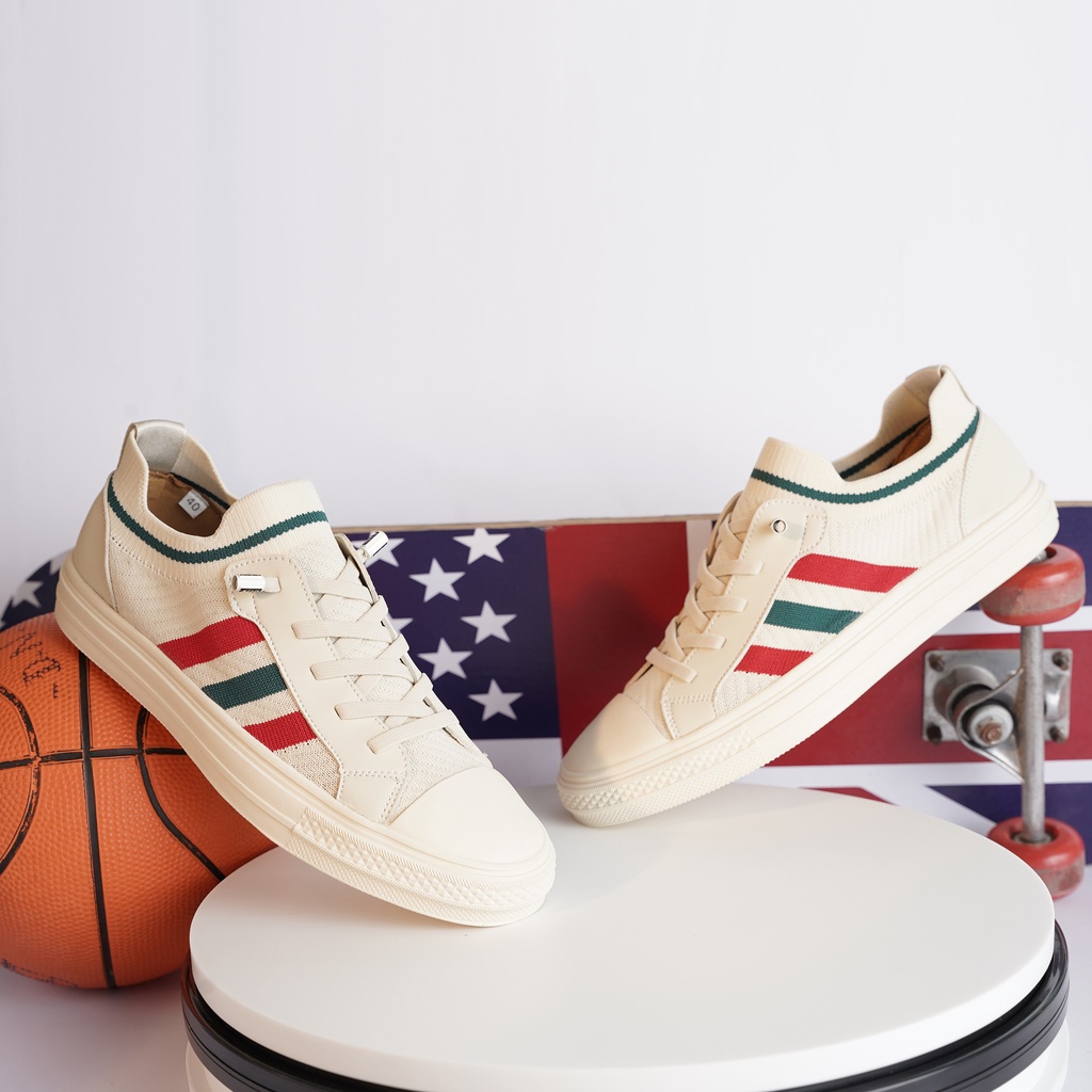 Giày Nam cao cấp Bun Store - Giày da Nam đẹp Sneaker thời trang sang xịn G880N