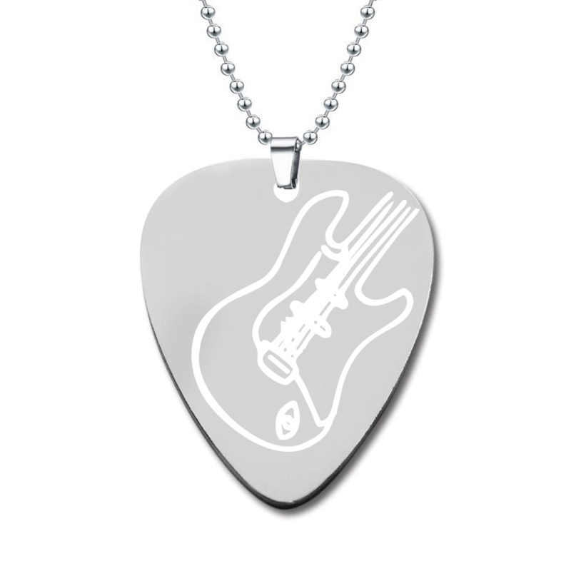 Miếng Gảy Đàn Guitar Bass Gắn Móc Khóa Sáng Tạo