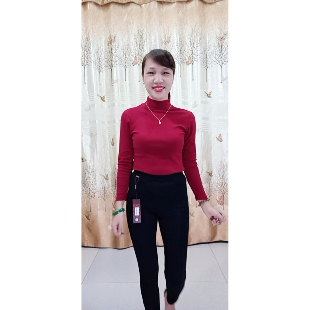 ÁO GIỮ NHIỆT NỮ CỔ CAO (S,M,L)