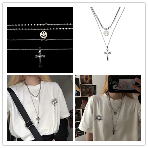vòng cổ Mặt Hình Thánh Giá Phong Cách Hip Hop