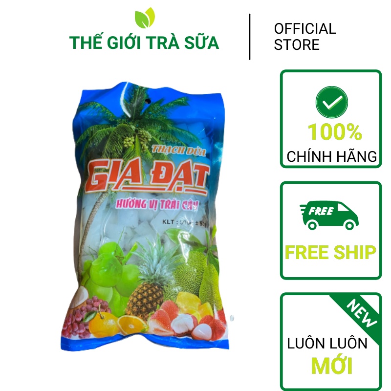 Thạch dừa Phan Thiết Gia Đạt Chính hãng (500 ml) CỬA HÀNG THẾ GIỚI TRÀ SỮA