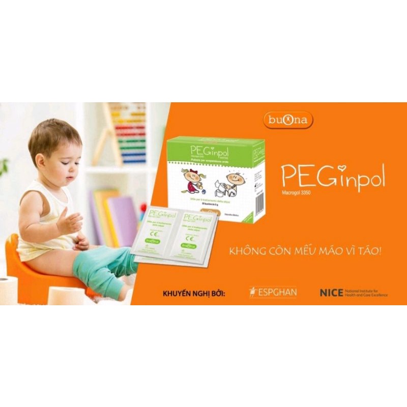 ✅ PEGinpol / PediaPEG - táo bón không còn lo an toàn cho trẻ từ 6 tháng tuổi