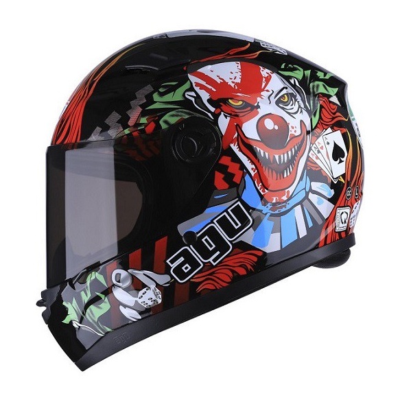 Mũ Bảo Hiểm Fullface AGU Siêu Chất - BH Chính Hãng 12 Tháng (Tặng Túi + Khăn Ninja)
