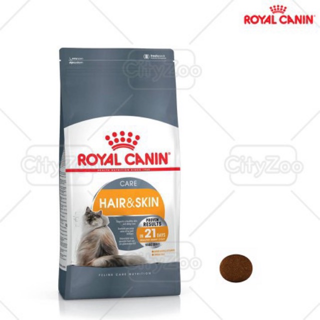 Thức ăn cho mèo Royal Canin Hair &amp; Skin dưỡng da lông cho mèo 2kg