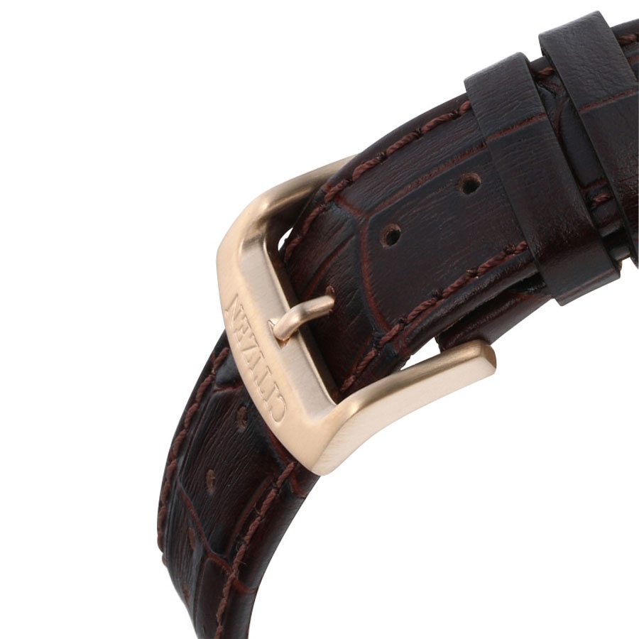 Đồng Hồ Nam Citizen Đa Chức Năng Dây Da CB0018-01A - Mặt Trắng (Sapphire)