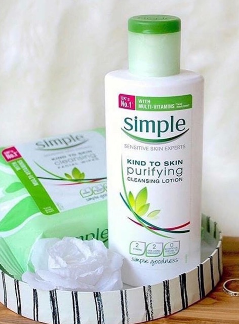 SỮA TẨY TRANG SIMPLE KIND TO SKIN PURIFYING CLEANSING LOTION