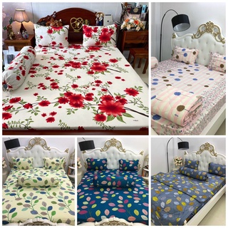 Bộ Ga Giường Thun Lạnh Hàn Quốc (Không Mền) HN160- Xưởng Ga Gối Hồng Nhung