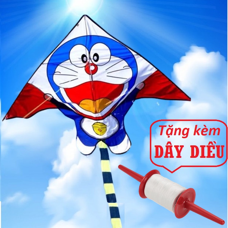Bộ Đồ Chơi Thả Diều Hình Doraemon Phượng Hoàng, Đại Bàng... siêu Cute - Tặng Kèm Dây Thả Diều lớn... Trò Chơi Dân Gian
