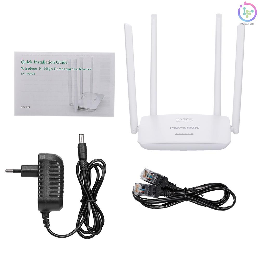 Bộ Phát Wifi Wr08 300mbps 5 Cổng Rj45 802.11n