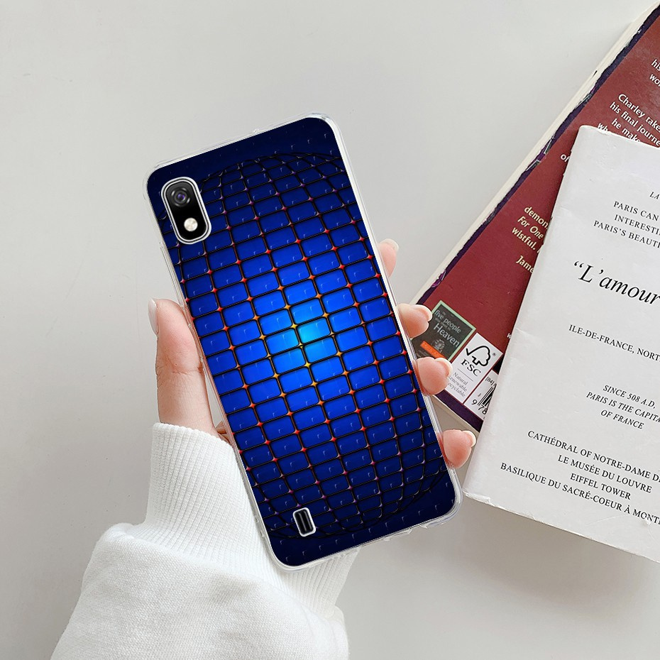 Ốp điện thoại TPU silicone mềm hình hoa cho Samsung Galaxy A10 2019/Samsung A10 A105 A105F