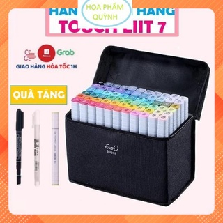 Màu marker touchliit 7 bộ 30/40/60/80  túi vải đen quà tặng kèm, màu vẽ cao cấp chính hãng