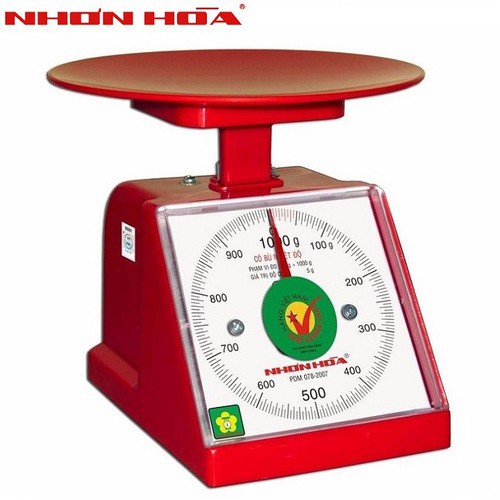 Cân nhựa đồng hồ Nhơn Hòa 1Kg