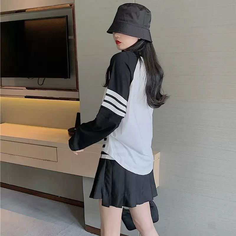 Áo sweater Thom Browne tay dày