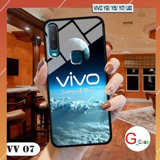 Ốp lưng Vivo U10/ Y17 - lưng kính in logo hãng điện thoại