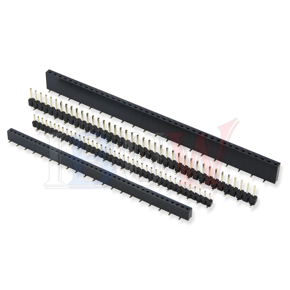 Set 5 Đầu Nối PCB 1 * 40p 1 * 50p SMT 1.27 2.0 2.54 mm Chuyên Dụng Cho Arduino