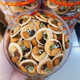 Bánh đồng tiền mix hạt