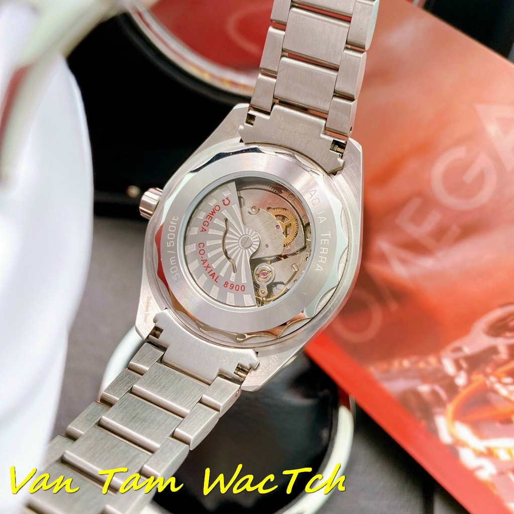 Đồng hồ nam Omega Seamaster World 42mm máy Nhật Automatic, hoạ tiết thế giới