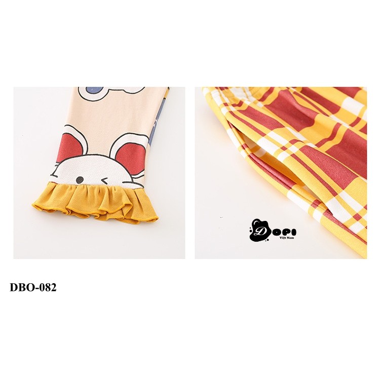 (DBO082) Đồ bộ mặc nhà thu đông dài tay CHUNKEER cao cấp