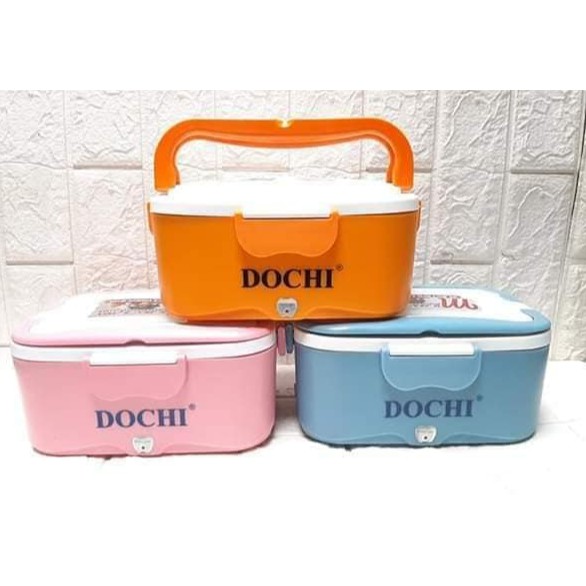 Hộp Cơm Cắm Điện Dochi Tiện Lợi Tặng Kèm Thìa Đũa, Túi Xách thời trang