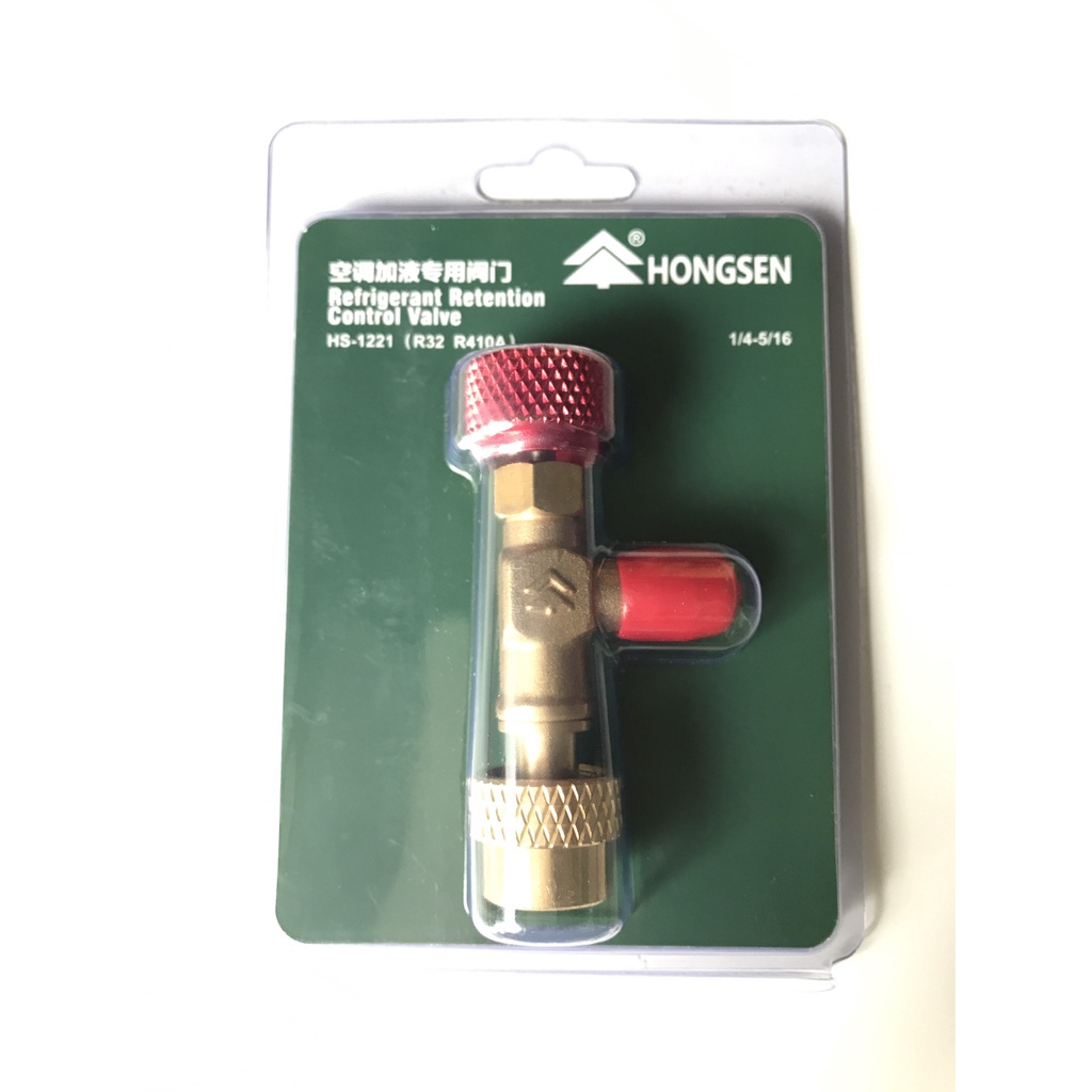 Van Khóa Gas Lạnh Chống Bổng Chính Hãng HongSen Dùng Cho R32 Và R410