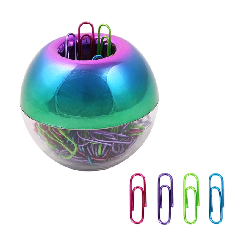 Giá Đỡ Kẹp Giấy Hình Tròn Từ Tính Thiết Kế Hiện Đại Tiện Dụng Cho Người Lớn Và Trẻ Em