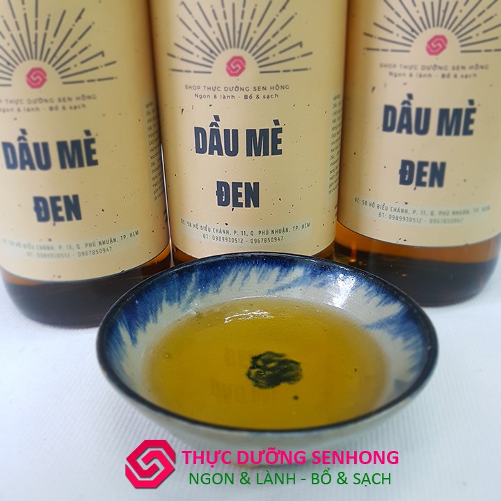 Dầu Mè Rang Nguyên Chất (500ml) - Thực dưỡng Sen Hồng