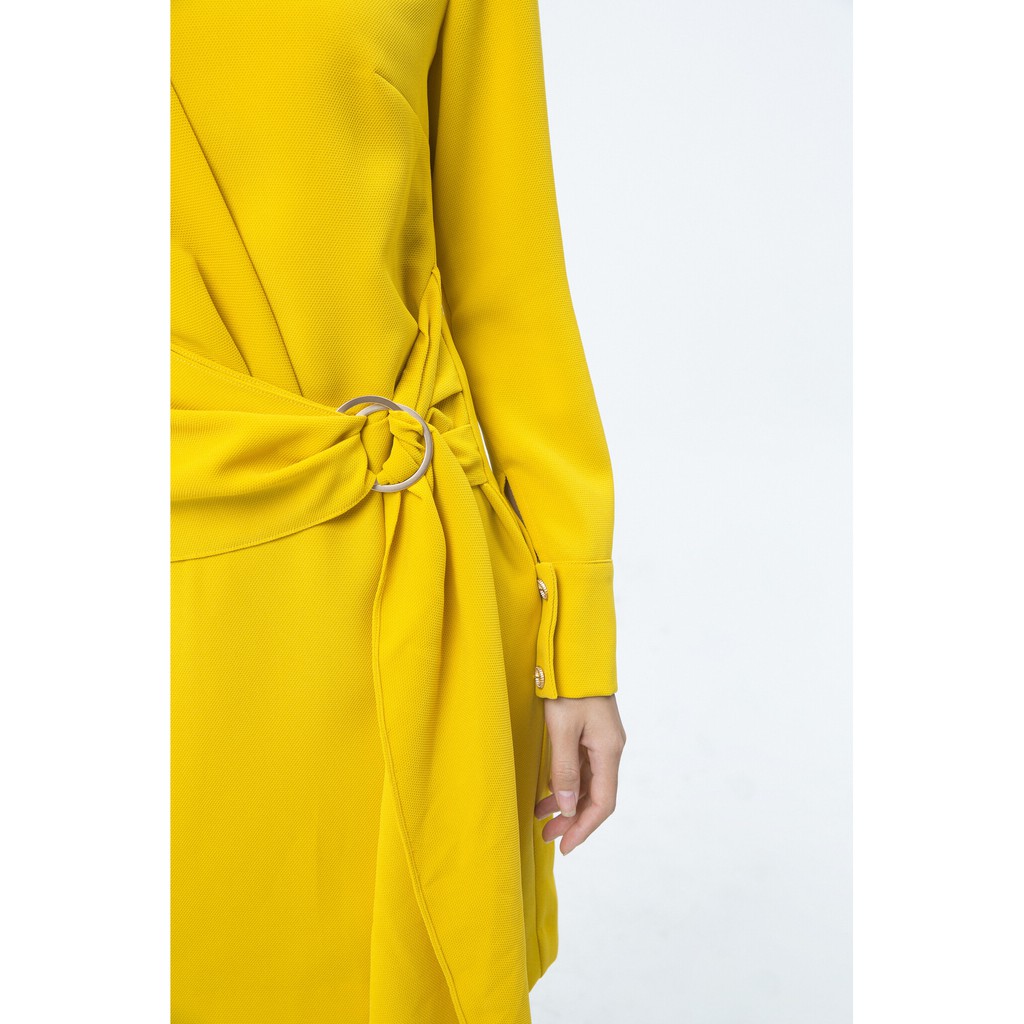 Đầm 2 lớp cổ tròn thiết kế IVY moda MS 49B7661