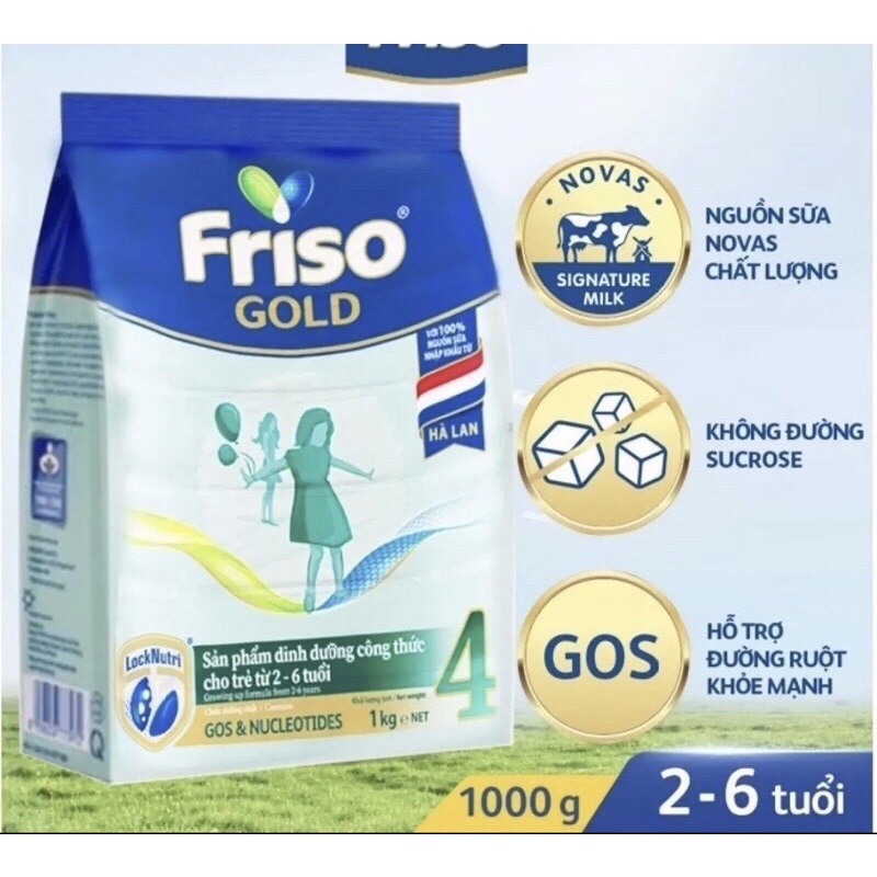 Combo 3 túi FRISO GOLD 4-1kg cải tiến mới