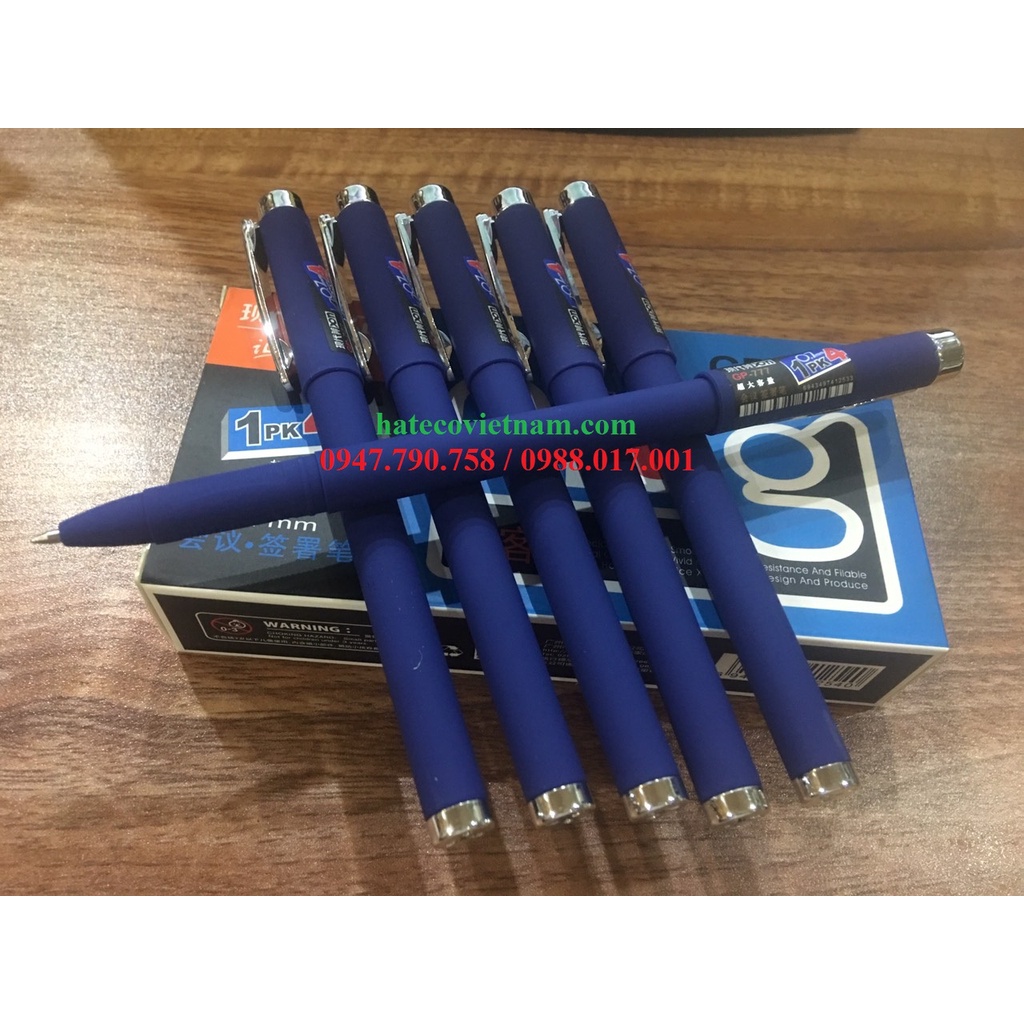 Hộp 12 chiếc Bút bi gel nước 777, bút nước ngòi 0.7mm, mã GP - 777 LOẠI 1 CHÍNH HÃNG