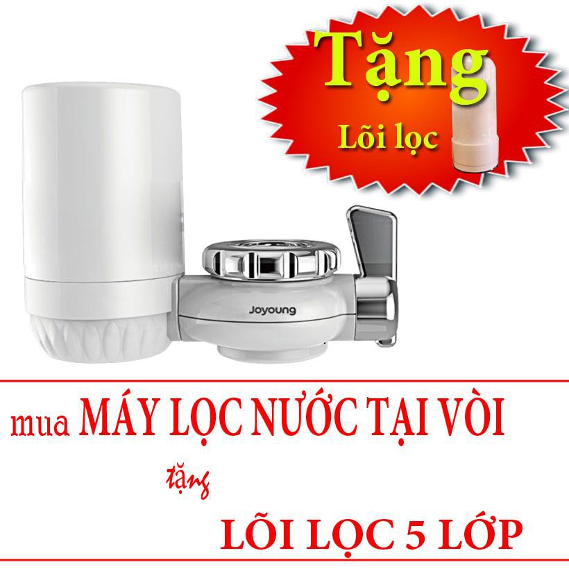 Máy lọc nước tại vòi Joyoung JYW-T01/T03(đời mới) tặng kèm 1 lõi lọc 5 lớp, dễ lắp ráp