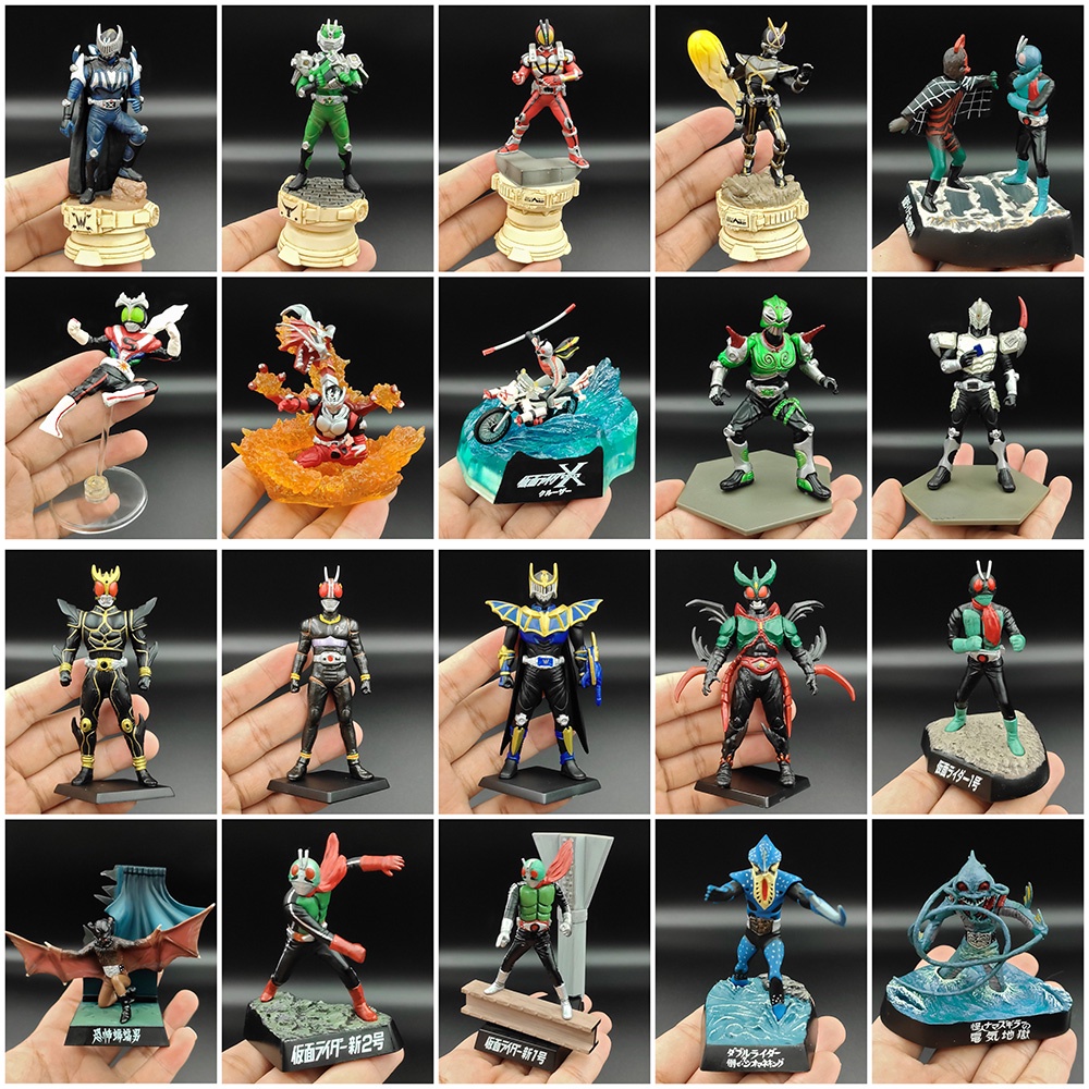 figure tĩnh mô hình nhân vật siêu nhân dế Kamen Rider chính hãng Bandai