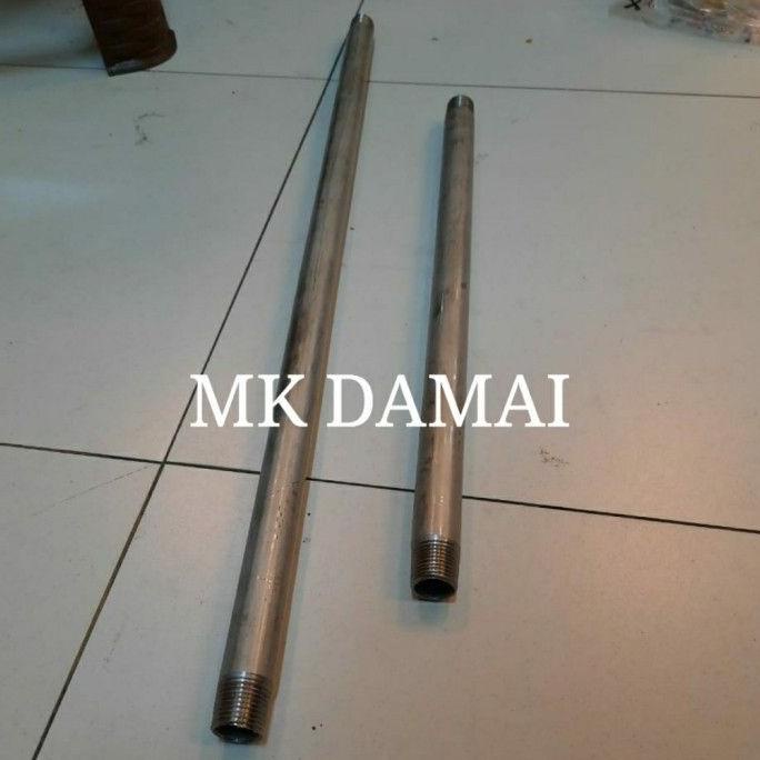Set 1/2 Ống Thép Không Gỉ 40Cm Ss304 / Neple / Nipple