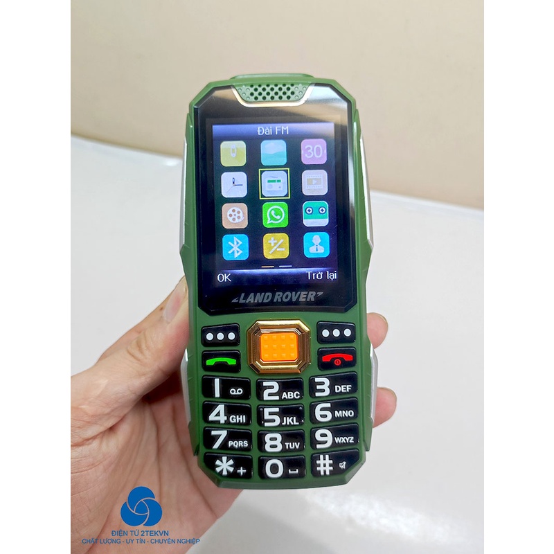 Điện thoại quân đội Land Rover W2019 hỗ trợ 2 sim, pin khủng