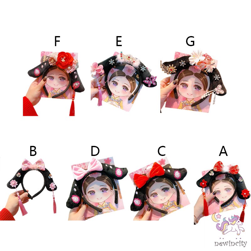 Cài Tóc Tua Rua Phong Cách Trung Hoa Cho Bé Gái